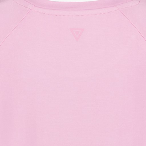 Cropped meisjes sport T-shirt roze