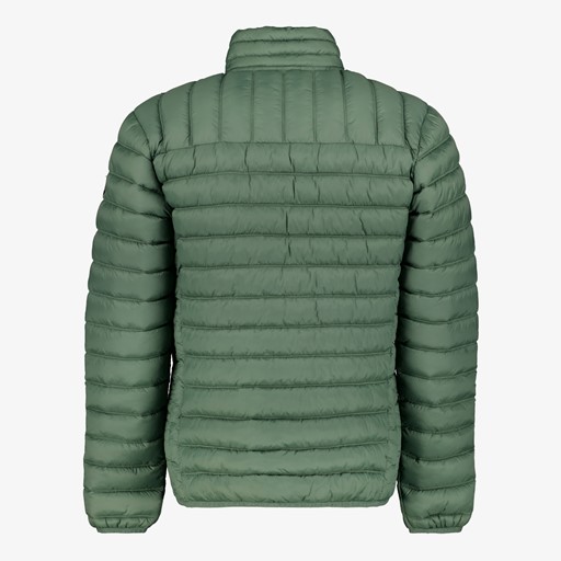 Licht gewatteerde heren outdoor jas groen