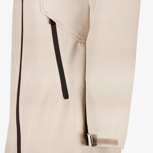 Dames outdoor softshell jas beige