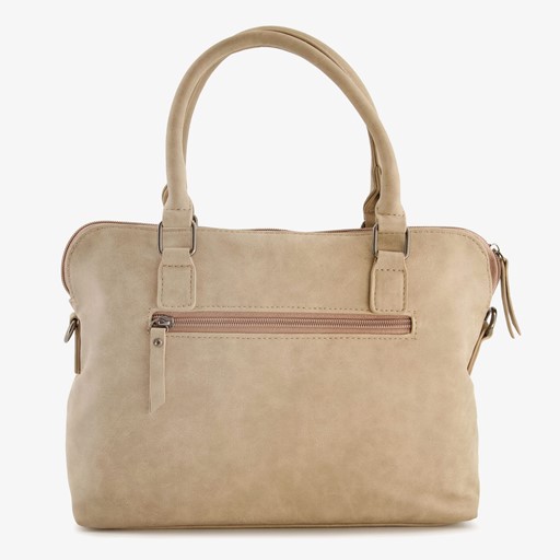 Dames schoudertas beige