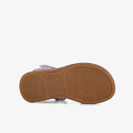 Meisjes sandalen metallic paars