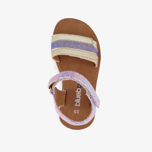 Meisjes sandalen metallic paars