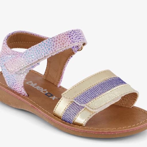 Meisjes sandalen metallic paars