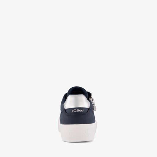 S.Oliver dames sneakers blauw zilver