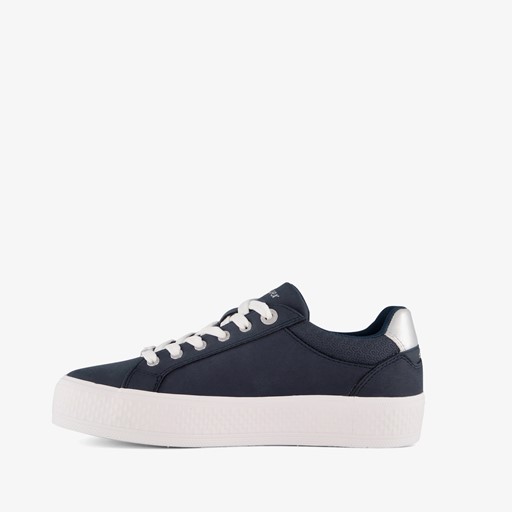 S.Oliver dames sneakers blauw zilver