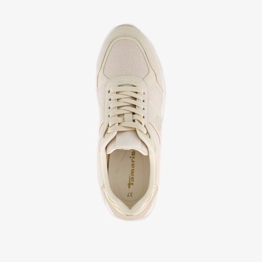 Dames sneakers goud beige