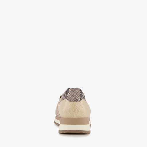 Dames instappers taupe
