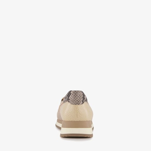 Dames instappers taupe