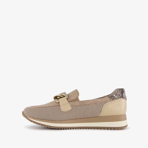 Dames instappers taupe