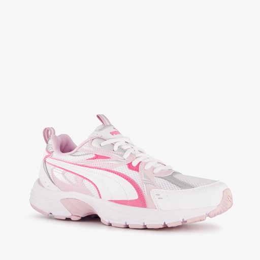 Milenio Tech dames sneakers wit roze