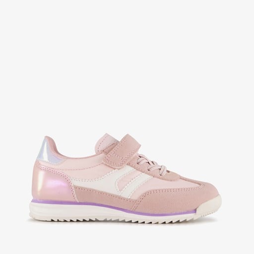 Meisjes sneakers roze beige