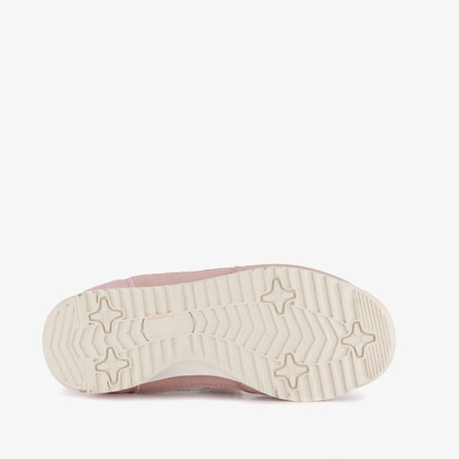 Meisjes sneakers roze beige