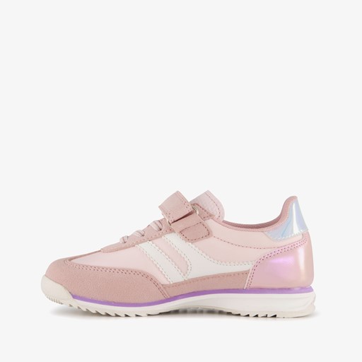 Meisjes sneakers roze beige