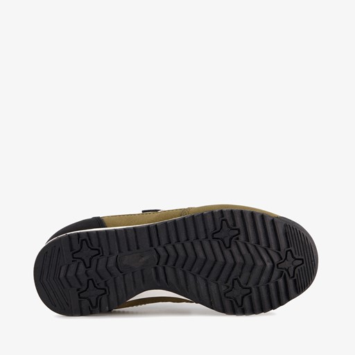 Jongens sneakers legergroen zwart