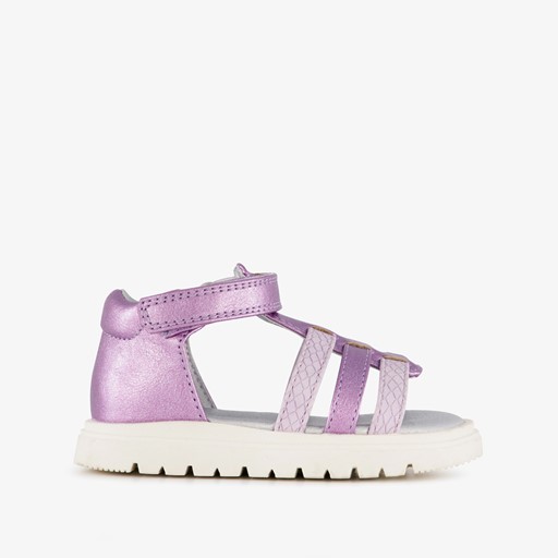 Meisjes sandalen met glitters paars