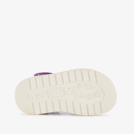 Meisjes sandalen met glitters paars