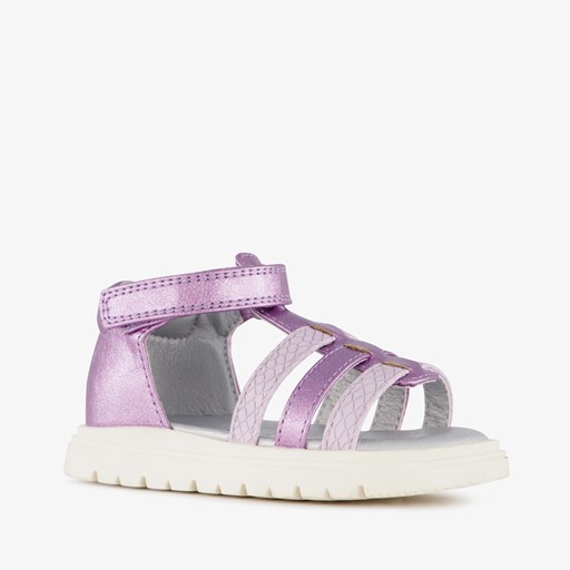 Meisjes sandalen met glitters paars