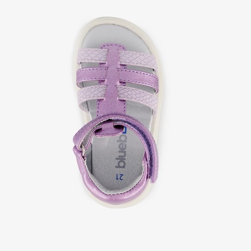 Meisjes sandalen met glitters paars