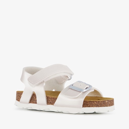 Kinder bio sandalen zilver