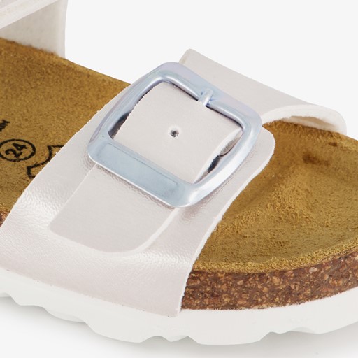 Kinder bio sandalen zilver
