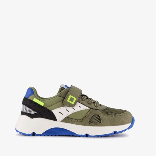 Jongens sneakers groen blauw
