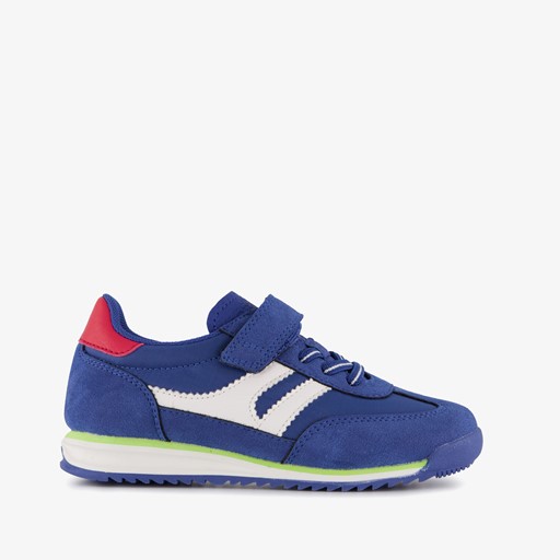 Jongens sneakers blauw rood