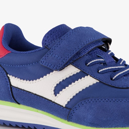 Jongens sneakers blauw rood