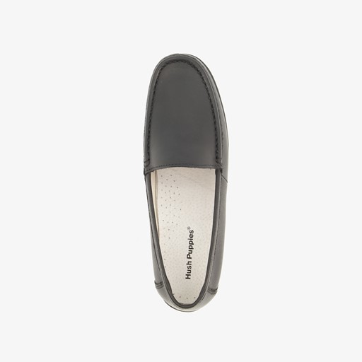 Leren dames mocassins zwart