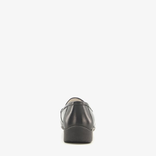Leren dames mocassins zwart