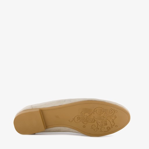 Dames loafers beige