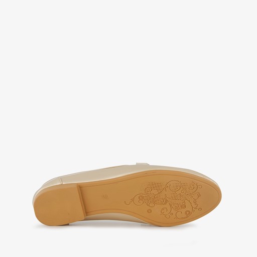 Dames loafers goudkleurig