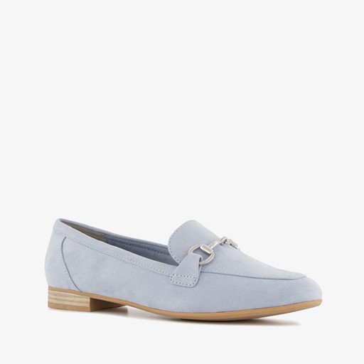 Dames loafers lichtblauw