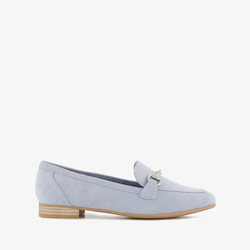 Dames loafers lichtblauw