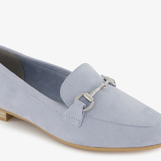 Dames loafers lichtblauw