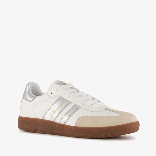 XX By metallic dames sneakers wit zilver