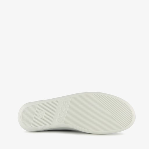 ECCO Soft 2 Classic leren dames sneakers wit