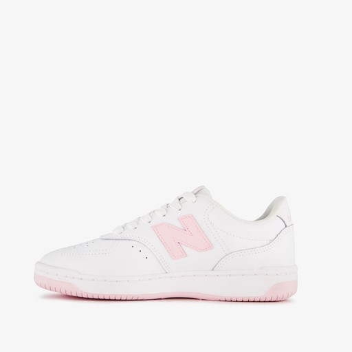 BB80 leren dames sneakers wit roze