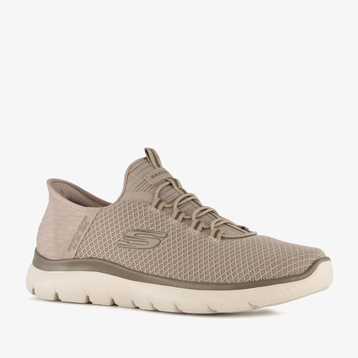 Slip-ins heren sneakers beige