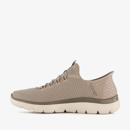 Slip-ins heren sneakers beige