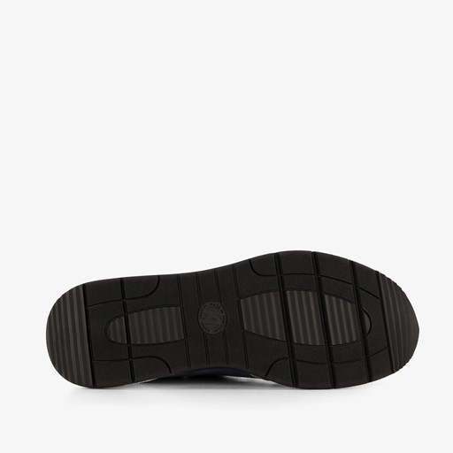 Leren heren sneakers met rits