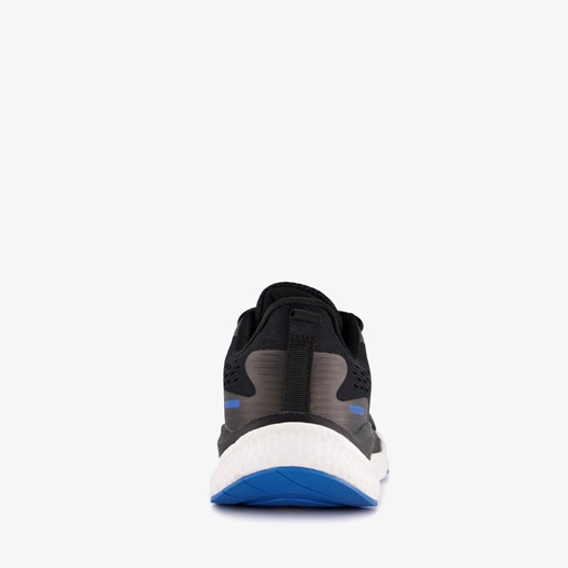 Heren hardloopschoenen zwart blauw