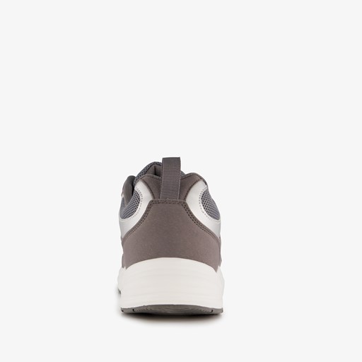 Heren fitnessschoenen grijs wit