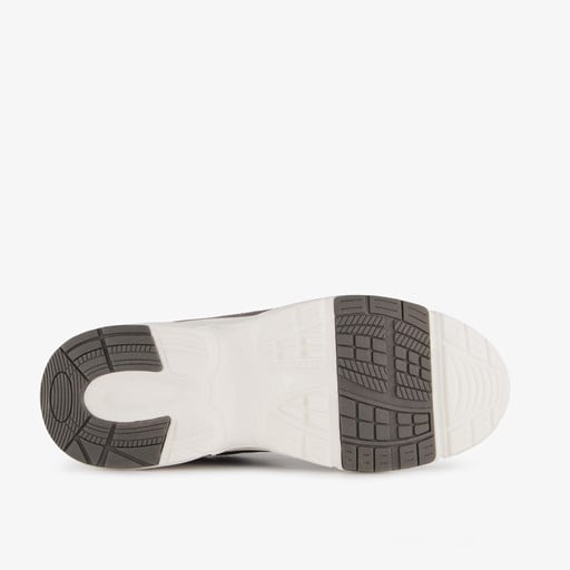 Heren fitnessschoenen grijs wit