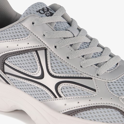 Dames sportschoenen zilverkleurig