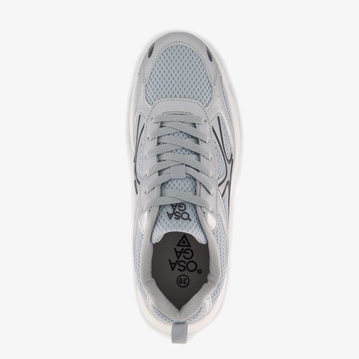 Dames sportschoenen zilverkleurig