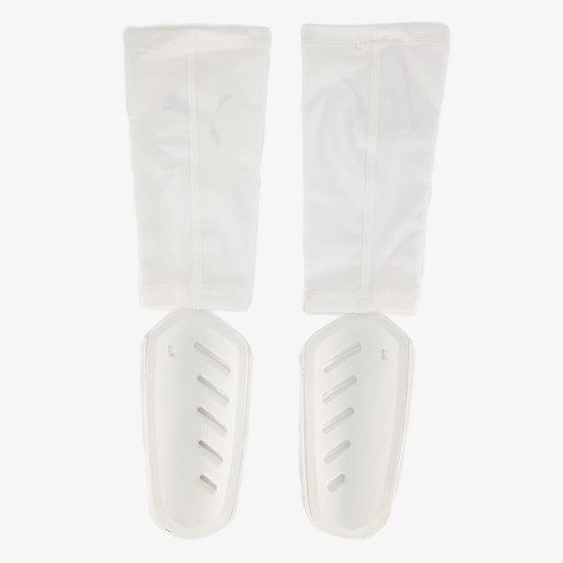 PUMA Ultra Light Sleeve scheenbeschermers wit rood