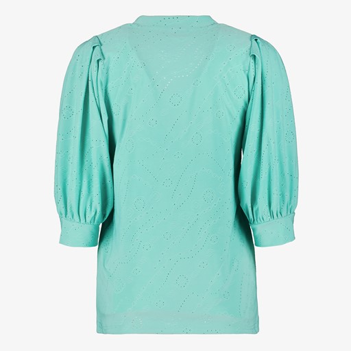Dames blouse aqua groen