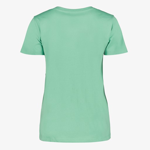 Dames T-shirt met gouden tekstopdruk