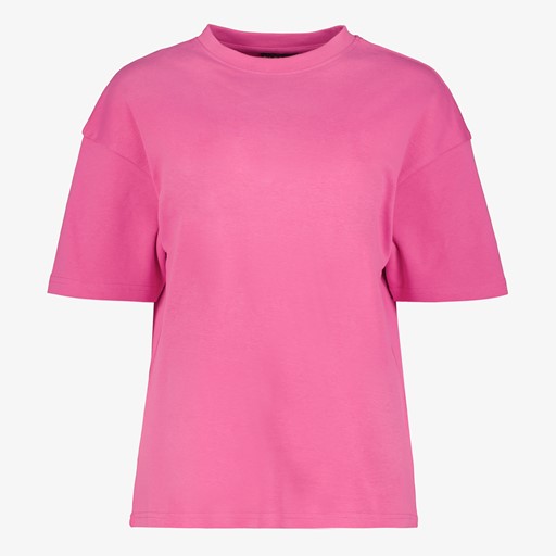 Oversized dames T-shirt roze
