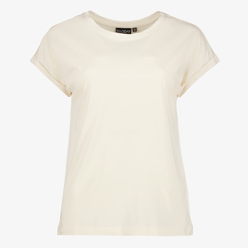 Dames T-shirt zacht beige